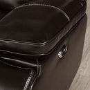  Furniture of America Alayna Power Reclining Leather Look Sectional CM6229DK-SECT IMAGE 5