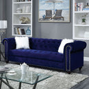  Furniture of America Giacomo Stationary Fabric Sofa CM6240BL-SF-PK IMAGE 1