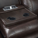  Furniture of America Chenai Leather Look Recliner CM6297-CH-VN IMAGE 5