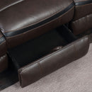  Furniture of America Chenai Leather Look Recliner CM6297-CH-VN IMAGE 6