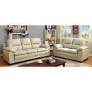  Furniture of America Parma Stationary Leather Look Sofa CM6324IV-SF IMAGE 1