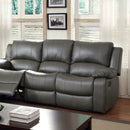  Furniture of America Sarles Reclining Bonded Leather Match Sofa CM6326-SF IMAGE 4