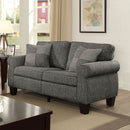  Furniture of America Rhian Stationary Fabric Loveseat CM6328GY-LV-VN IMAGE 3