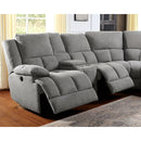  Furniture of America Lynette Reclining Fabric Sectional CM6345-SECT IMAGE 4