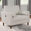  Furniture of America Horgen CM6452WH-CH Chair IMAGE 1