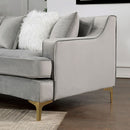  Furniture of America Selena Fabric Sectional CM6491GY-SECT IMAGE 1