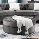  Furniture of America Sophronia Fabric Ottoman CM6492-OT IMAGE 1