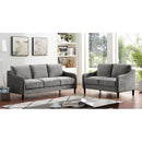  Furniture of America Kassel Stationary Fabric Loveseat CM6496GY-LV IMAGE 2