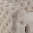  Furniture of America Sapphira Stationary Fabric Loveseat CM6498BG-LV-PK IMAGE 3