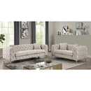 Furniture of America Sapphira Stationary Fabric Sofa CM6498BG-SF-PK IMAGE 2