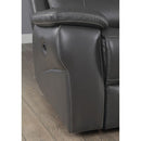  Furniture of America Lila Power Reclining Leather Match Sofa CM6540-SF-PM IMAGE 3