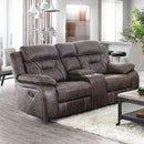  Furniture of America Flint Reclining Leather Look Loveseat CM6565-LV IMAGE 11