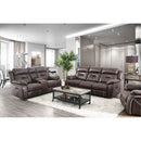  Furniture of America Flint Reclining Leather Look Sofa CM6565-SF IMAGE 2