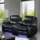  Furniture of America Sirius Reclining Leather Look Loveseat CM6567-LV IMAGE 8