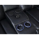  Furniture of America Sirius Power Reclining Leather Look Sofa CM6567-SF IMAGE 2