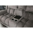  Furniture of America Irene Reclining Fabric Sectional CM6585GY-SECT IMAGE 2