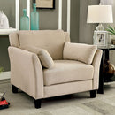  Furniture of America Ysabel Stationary Fabric Chair CM6716BG-CH-PK IMAGE 3