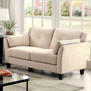  Furniture of America Ysabel Stationary Fabric Loveseat CM6716BG-LV-PK IMAGE 3