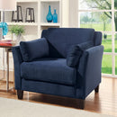  Furniture of America Ysabel Stationary Fabric Chair CM6716NV-CH-PK IMAGE 3