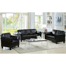  Furniture of America Pierre Stationary Leather Look Chair CM6717BK-CH-PK IMAGE 4