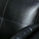  Furniture of America Pierre Stationary Leather Look Sofa CM6717BK-SF-PK IMAGE 2