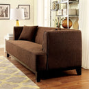  Furniture of America Sofia Stationary Fabric Loveseat CM6761BR-LV-PK IMAGE 3