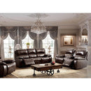  Furniture of America Ruth Reclining Leather Match Sofa CM6783BR-SF IMAGE 2