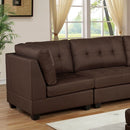 Furniture of America Pencoed Stationary Fabric Sofa CM6957BR-SF-PK IMAGE 2