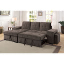  Furniture of America Jamiya Fabric Sectional CM6959GY-SECT IMAGE 2