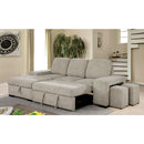  Furniture of America Jamiya Fabric Sectional CM6959LG-SECT IMAGE 2