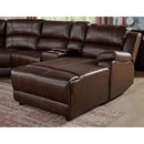  Furniture of America Jessi Leather Look Sectional CM6970-SECT IMAGE 6