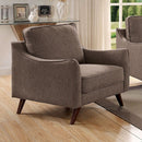  Furniture of America Maxime Stationary Fabric Chair CM6971BR-CH IMAGE 1