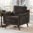  Furniture of America Maxime Stationary Fabric Chair CM6971DG-CH IMAGE 1