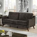  Furniture of America Maxime Stationary Fabric Sofa CM6971DG-SF IMAGE 1