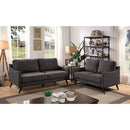  Furniture of America Maxime Stationary Fabric Loveseat CM6971GY-LV IMAGE 2