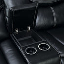  Furniture of America Gatria Reclining Leather Look Sectional CM6982-SECTIONAL IMAGE 2