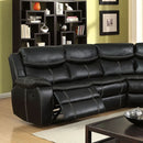  Furniture of America Gatria Reclining Leather Look Sectional CM6982-SECTIONAL IMAGE 3