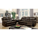  Furniture of America Listowel Reclining Bonded Leather Match Sofa CM6992-SF IMAGE 2