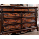  Furniture of America Rosewood 9-Drawer Dresser CM7183D IMAGE 4