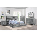  Furniture of America Stefania CM7227GY-Q-BED Queen Bed IMAGE 2