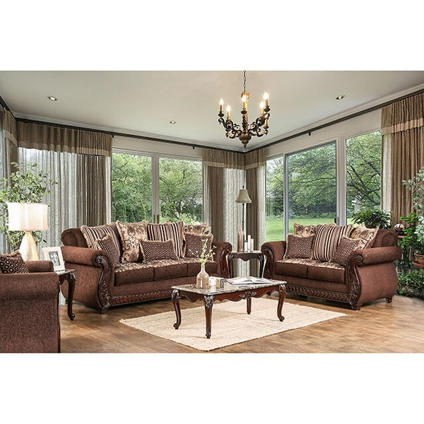 Furniture of America Tabitha Stationary Sofa SM6109-SF IMAGE 1