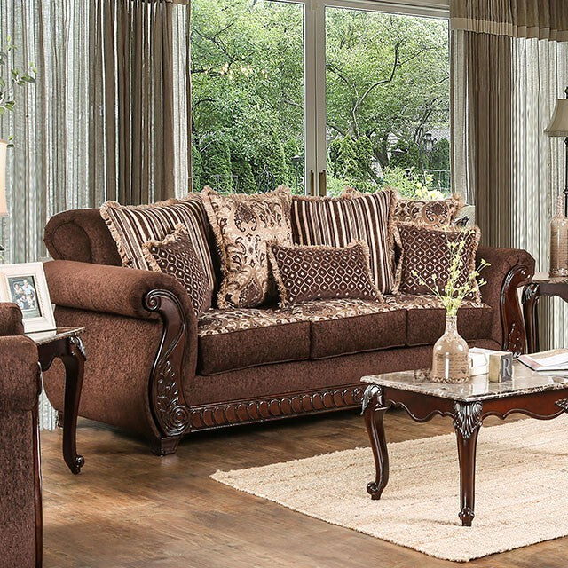 Furniture of America Tabitha Stationary Sofa SM6109-SF IMAGE 3