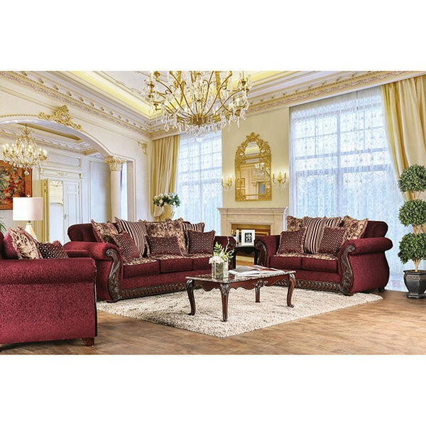 Furniture of America Tabitha Stationary Sofa SM6110-SF IMAGE 1