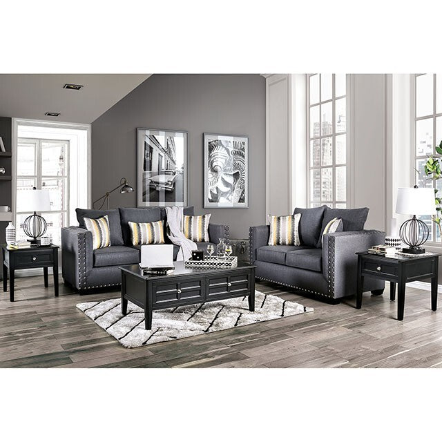Furniture of America Inkom Stationary Fabric Sofa SM6220-SF IMAGE 2