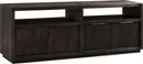 Oxford - Solid Wood 74" Media Console - Basalt Gray