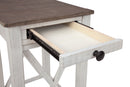 Adalane - Accent Table - White / Gray