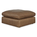 Signature Design by Ashley Emilia Leather Ottoman 3090108 IMAGE 1