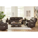 Signature Design by Ashley Leesworth Power Rocker Leather Match Recliner U4380898 IMAGE 9