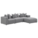 Coaster Furniture Jennifer Fabric Ottoman 551596 IMAGE 4
