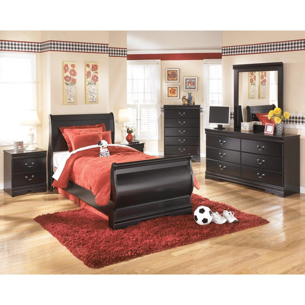 Signature Design by Ashley Huey Vineyard B128 6 pc Twin Sleigh Bedroom Set IMAGE 1